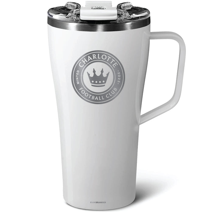 BruMate Toddy 22oz Tumbler with Charlotte FC Primary Logo
