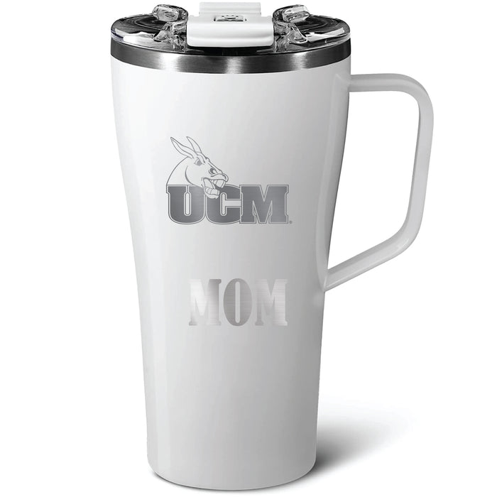 BruMate Toddy 22oz Tumbler with Central Missouri Mules Mom Primary Logo