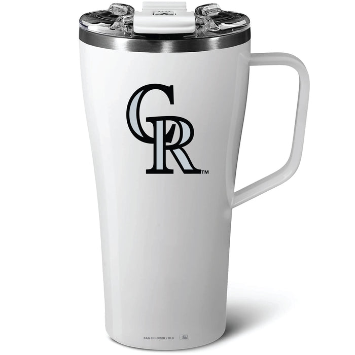 BruMate Toddy 22oz Tumbler with Colorado Rockies Primary Logo