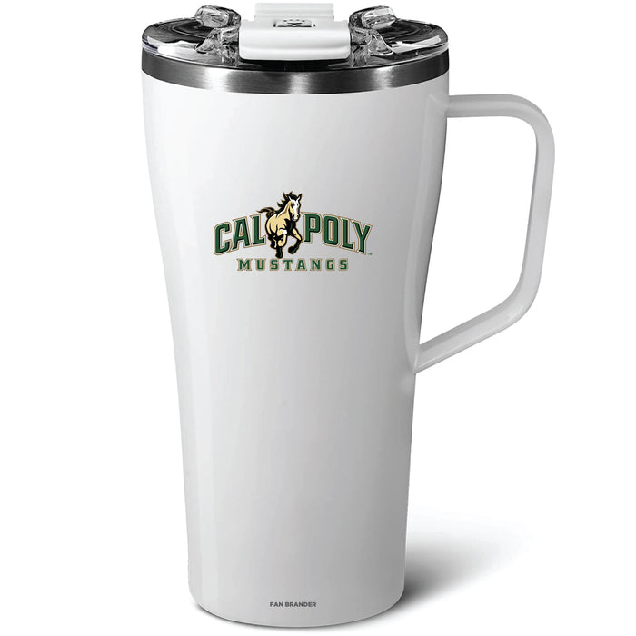 BruMate Toddy 22oz Tumbler with Cal Poly Mustangs Primary Logo