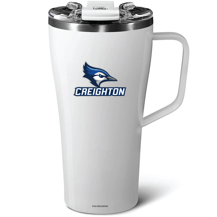 BruMate Toddy 22oz Tumbler with Creighton University Bluejays Secondary Logo