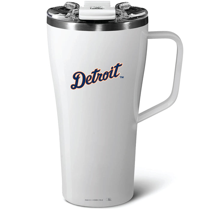 BruMate Toddy 22oz Tumbler with Detroit Tigers Wordmark Logo