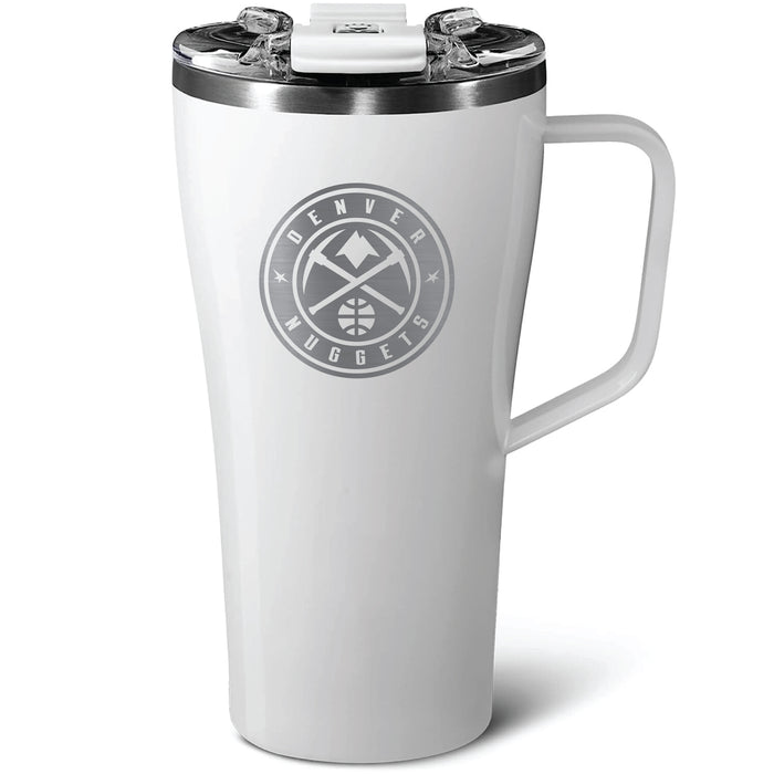 BruMate Toddy 22oz Tumbler with Denver Nuggets Etched Primary Logo