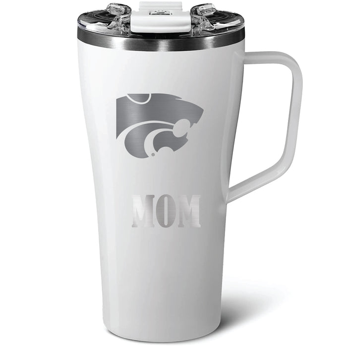 BruMate Toddy 22oz Tumbler with Kansas State Wildcats Mom Primary Logo