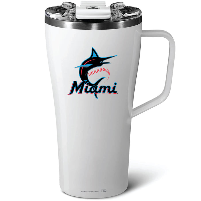 BruMate Toddy 22oz Tumbler with Miami Marlins Primary Logo