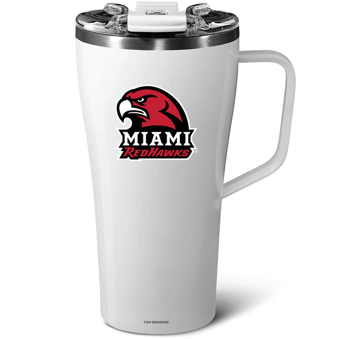 BruMate Toddy 22oz Tumbler with Miami University RedHawks Secondary Logo