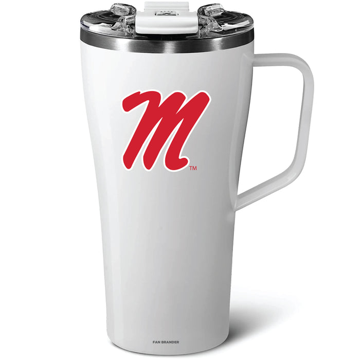 BruMate Toddy 22oz Tumbler with Mississippi Ole Miss Secondary Logo