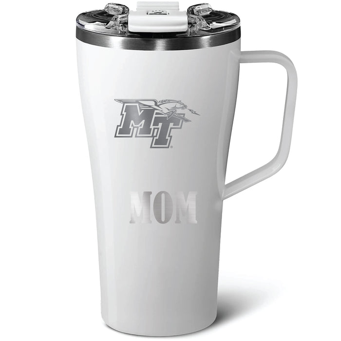 BruMate Toddy 22oz Tumbler with Middle Tennessee State Blue Raiders Mom Primary Logo