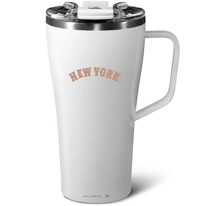 BruMate Toddy 22oz Tumbler with New York Mets Wordmark Logo