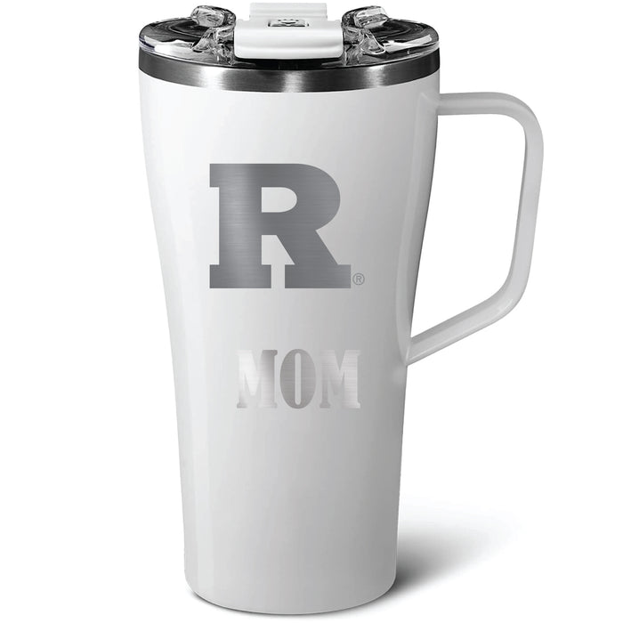 BruMate Toddy 22oz Tumbler with Rutgers Scarlet Knights Mom Primary Logo