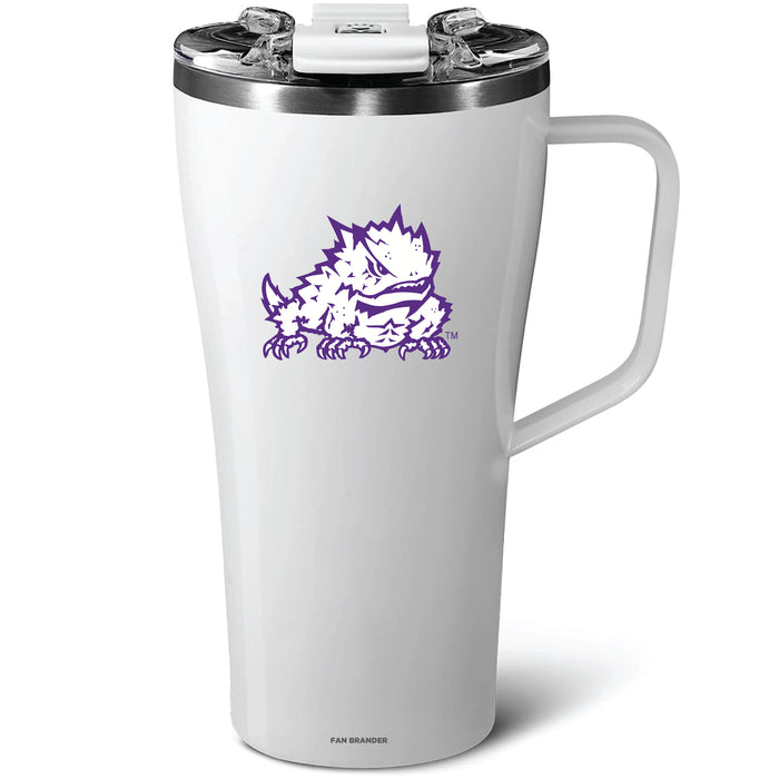 BruMate Toddy 22oz Tumbler with Texas Christian University Horned Frogs Secondary Logo