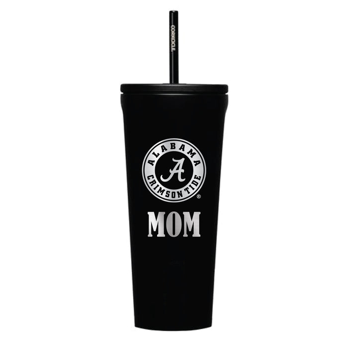 Corkcicle Cold Cup Triple Insulated Tumbler with Alabama Crimson Tide Mom Primary Logo