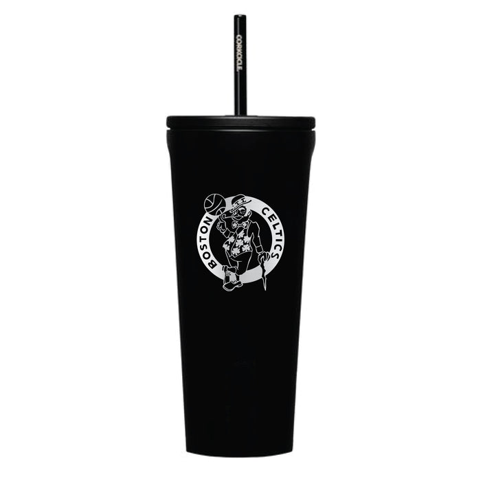 Corkcicle Cold Cup Triple Insulated Tumbler with Boston Celtics Etched Primary Logo