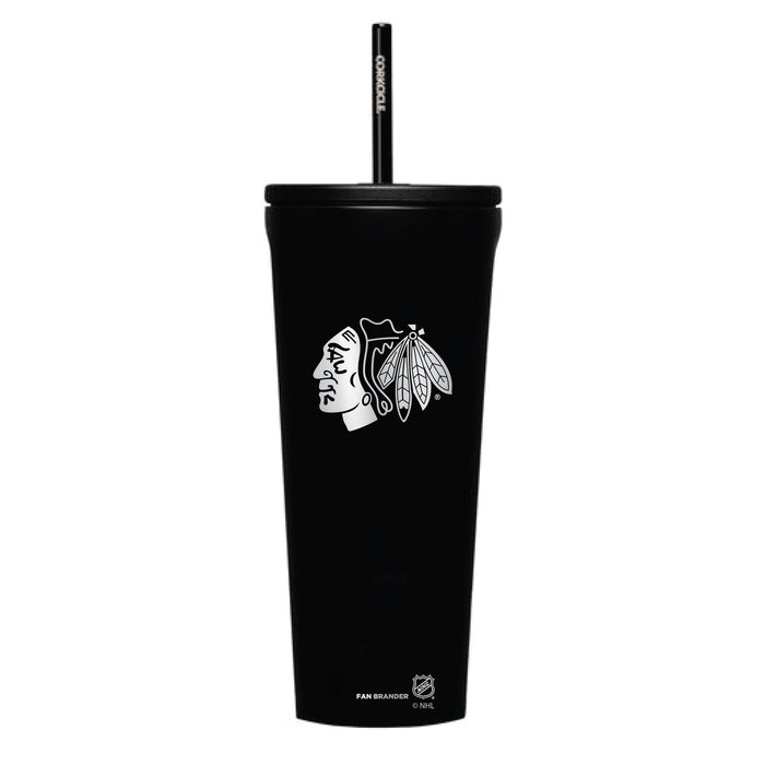 Corkcicle Cold Cup Triple Insulated Tumbler with Chicago Blackhawks Primary Logo