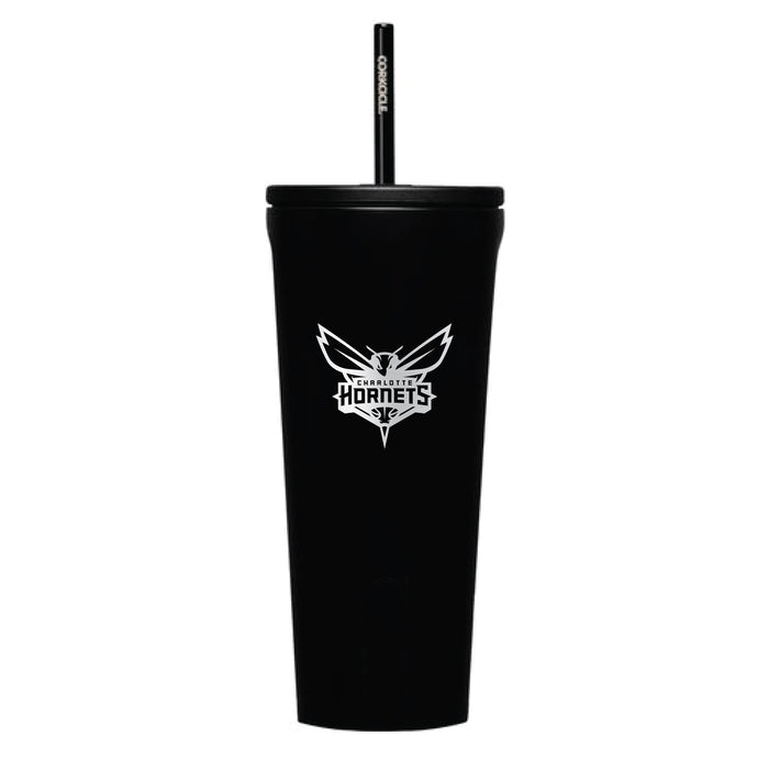 Corkcicle Cold Cup Triple Insulated Tumbler with Charlotte Hornets Etched Primary Logo