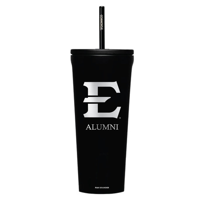 Corkcicle Cold Cup Triple Insulated Tumbler with Eastern Tennessee State Buccaneers Alumni Primary Logo