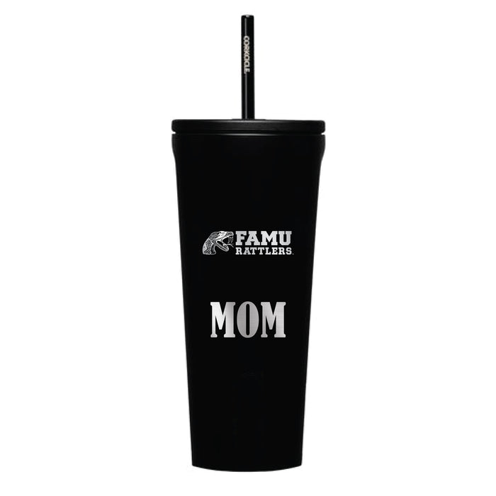 Corkcicle Cold Cup Triple Insulated Tumbler with Florida A&M Rattlers Mom Primary Logo
