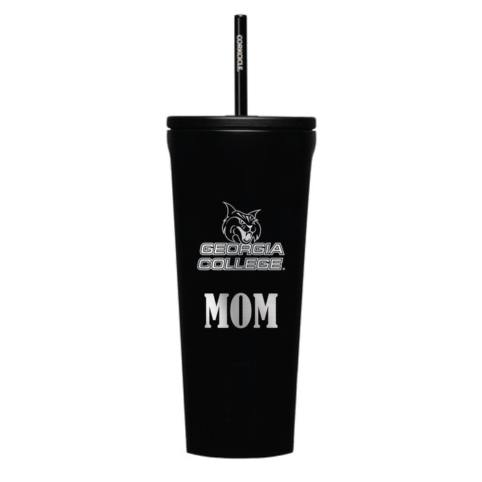 Corkcicle Cold Cup Triple Insulated Tumbler with Georgia State University Panthers Mom Primary Logo