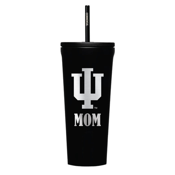 Corkcicle Cold Cup Triple Insulated Tumbler with Indiana Hoosiers Mom Primary Logo