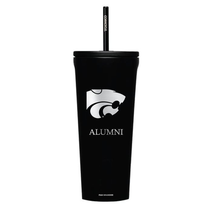 Corkcicle Cold Cup Triple Insulated Tumbler with Kansas State Wildcats Alumni Primary Logo