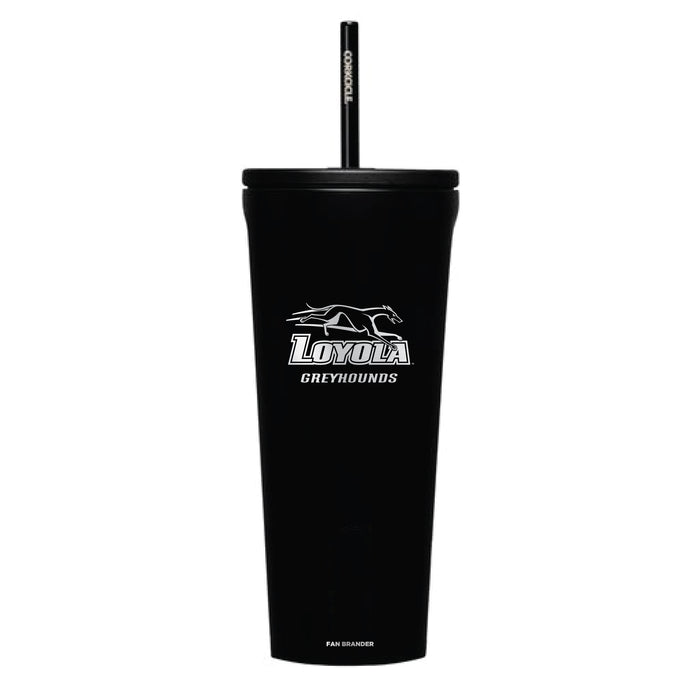 Corkcicle Cold Cup Triple Insulated Tumbler with Loyola Univ Of Maryland Hounds Primary Logo