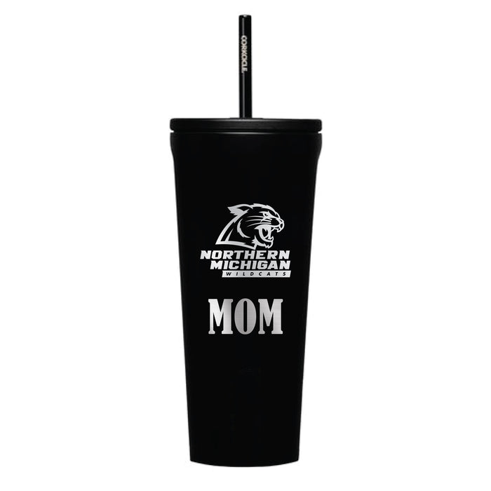 Corkcicle Cold Cup Triple Insulated Tumbler with Northern Michigan University Wildcats Mom Primary Logo