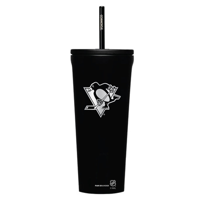 Corkcicle Cold Cup Triple Insulated Tumbler with Pittsburgh Penguins Primary Logo