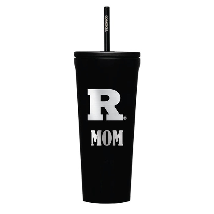 Corkcicle Cold Cup Triple Insulated Tumbler with Rutgers Scarlet Knights Mom Primary Logo