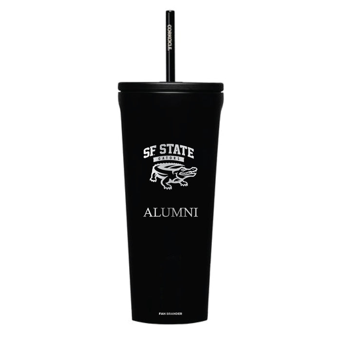 Corkcicle Cold Cup Triple Insulated Tumbler with San Francisco State U Gators Alumni Primary Logo
