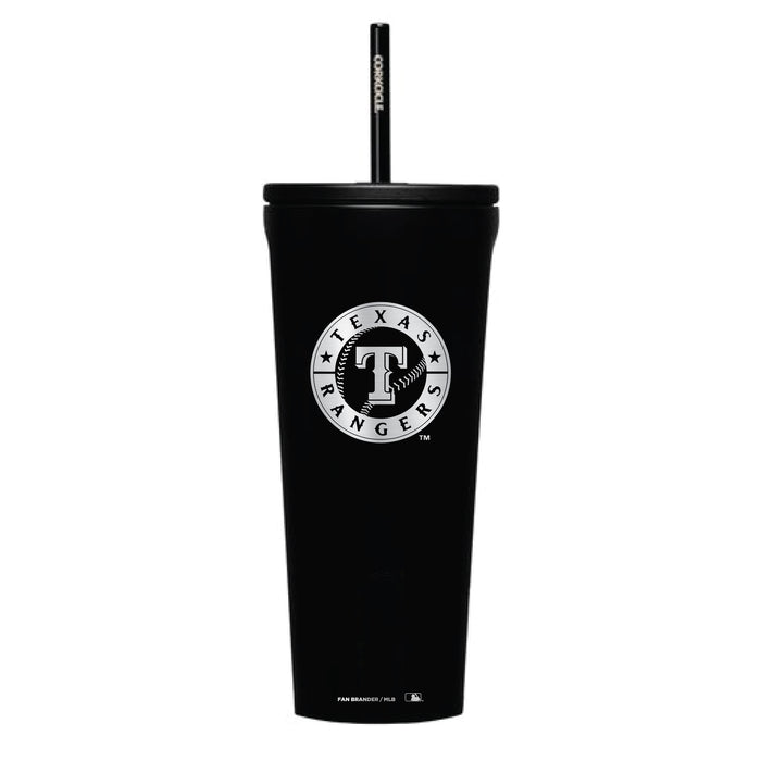 Corkcicle Cold Cup Triple Insulated Tumbler with Texas Rangers Primary Logo