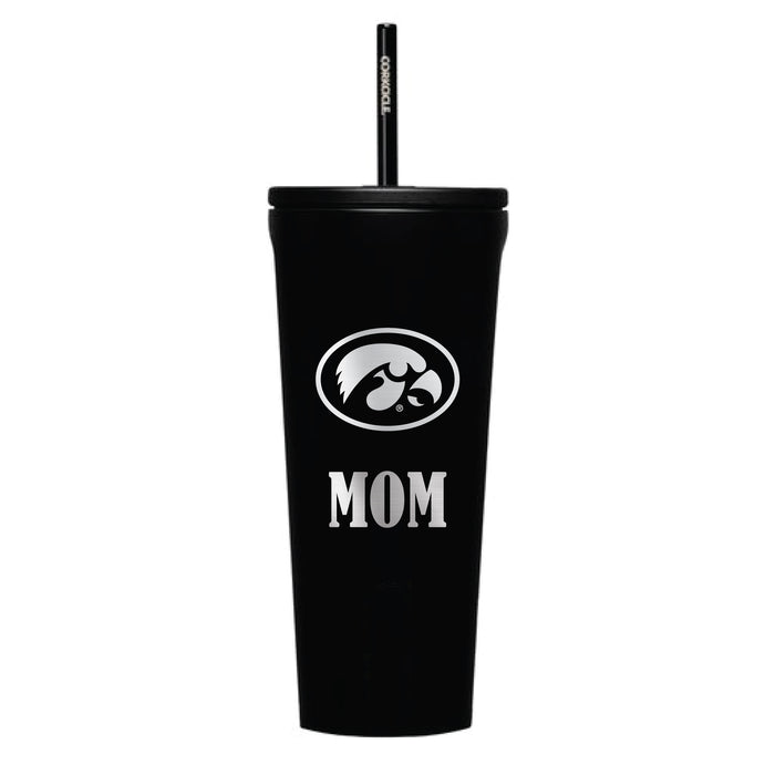 Corkcicle Cold Cup Triple Insulated Tumbler with Iowa Hawkeyes Mom Primary Logo