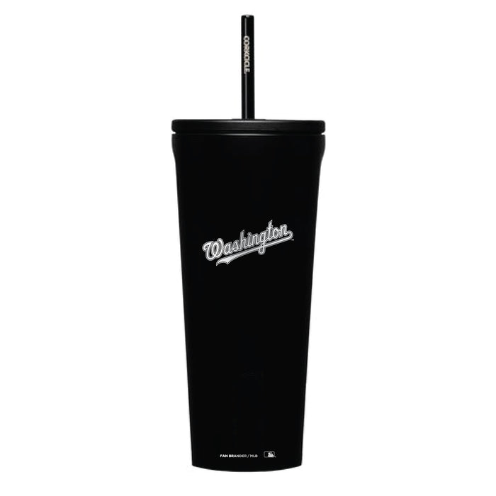 Corkcicle Cold Cup Triple Insulated Tumbler with Washington Nationals Ethed Wordmark Logo
