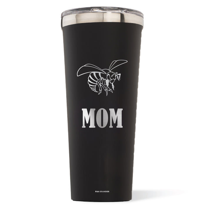 Triple Insulated Corkcicle Tumbler with Alabama State Hornets Mom Primary Logo