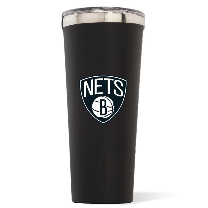 Triple Insulated Corkcicle Tumbler with Brooklyn Nets Primary Logo