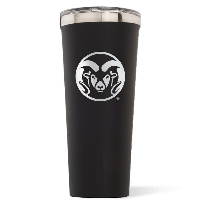 Triple Insulated Corkcicle Tumbler with Colorado State Rams Primary Logo