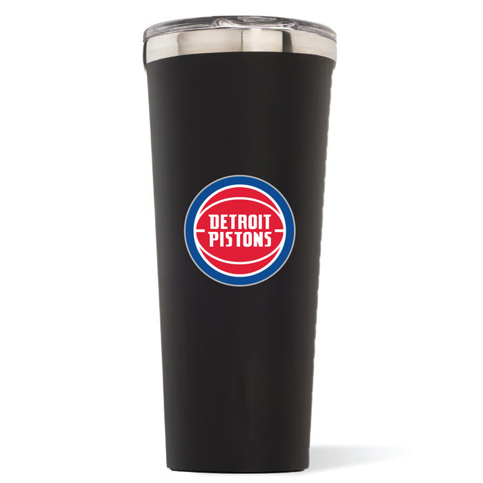 Triple Insulated Corkcicle Tumbler with Detroit Pistons Primary Logo