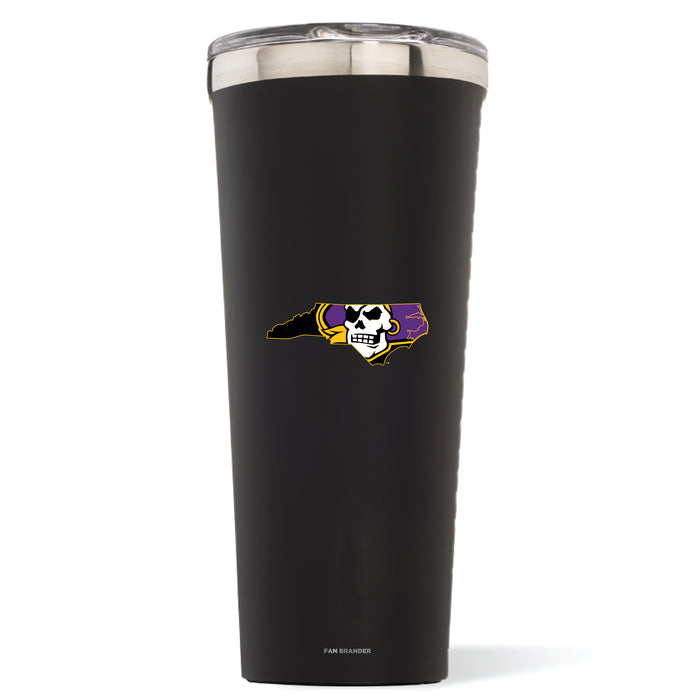 Triple Insulated Corkcicle Tumbler with East Carolina Pirates Secondary Logo