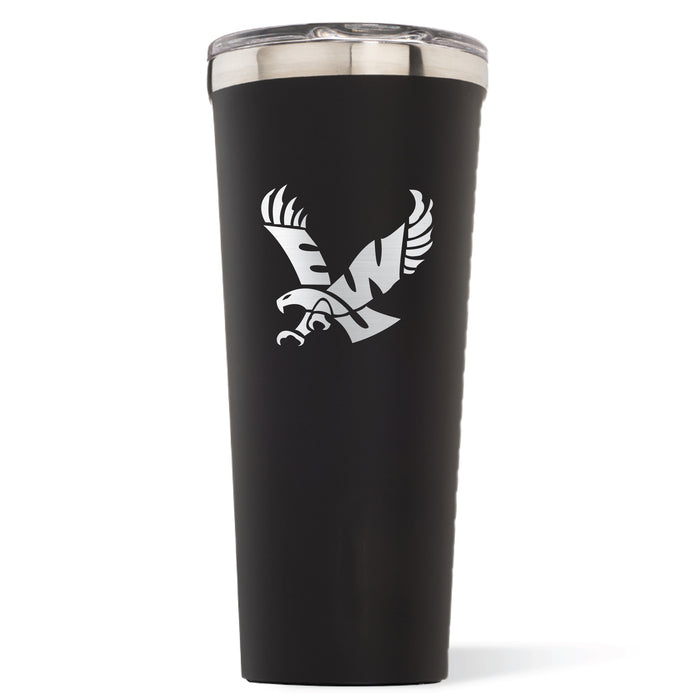 Triple Insulated Corkcicle Tumbler with Eastern Washington Eagles Primary Logo