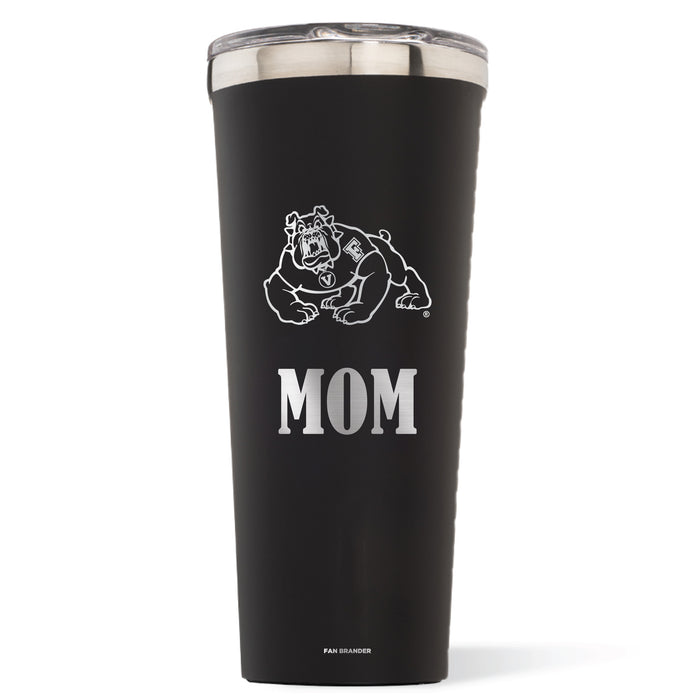 Triple Insulated Corkcicle Tumbler with Fresno State Bulldogs Mom Primary Logo