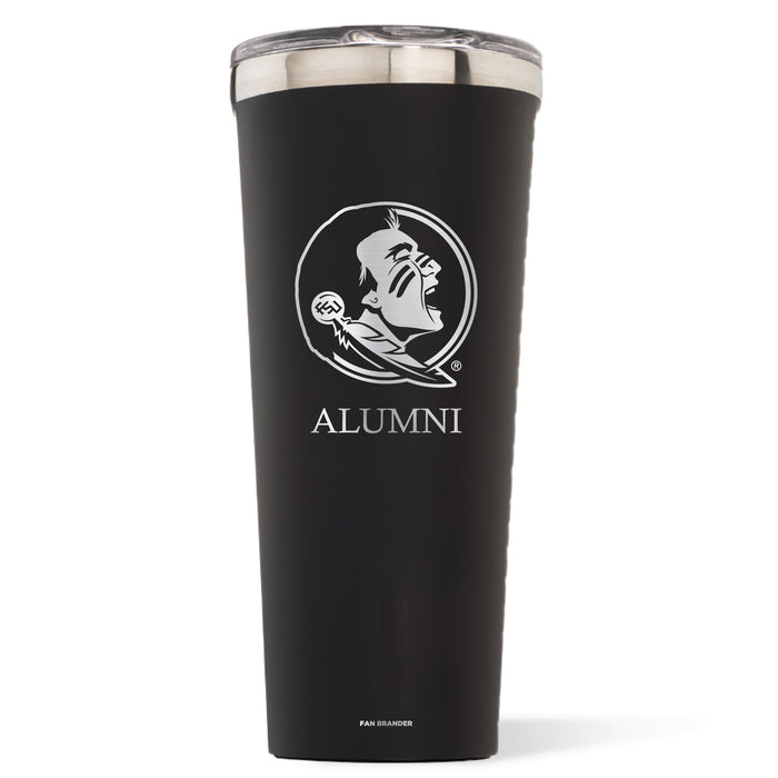 Triple Insulated Corkcicle Tumbler with Florida State Seminoles Mom Primary Logo