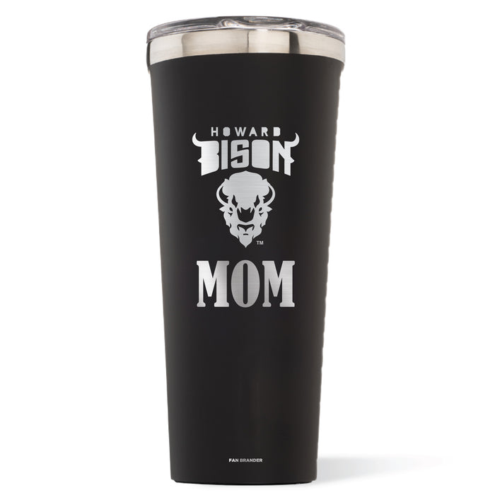 Triple Insulated Corkcicle Tumbler with Howard Bison Mom Primary Logo