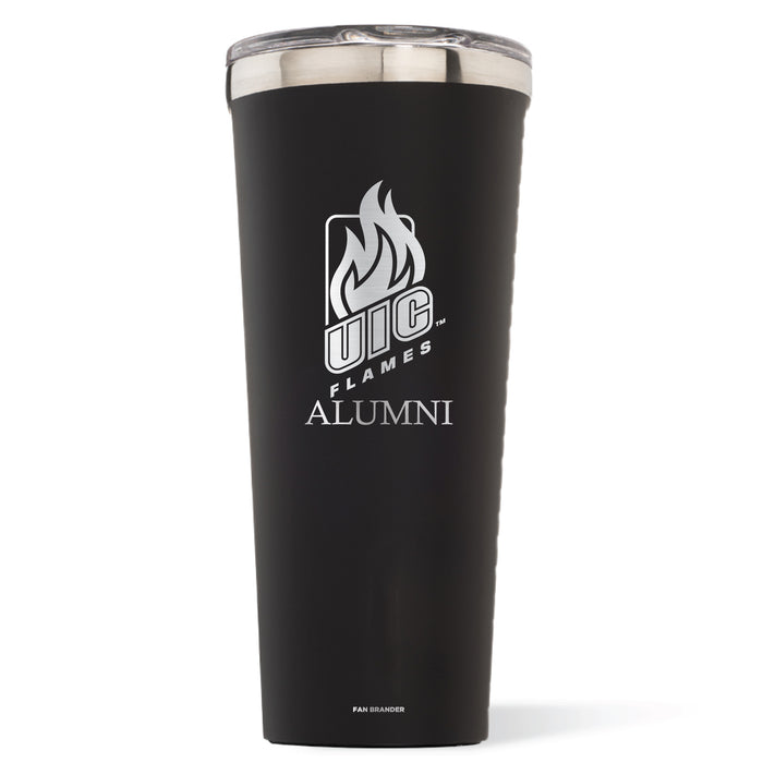 Triple Insulated Corkcicle Tumbler with Illinois @ Chicago Flames Alumni Primary Logo