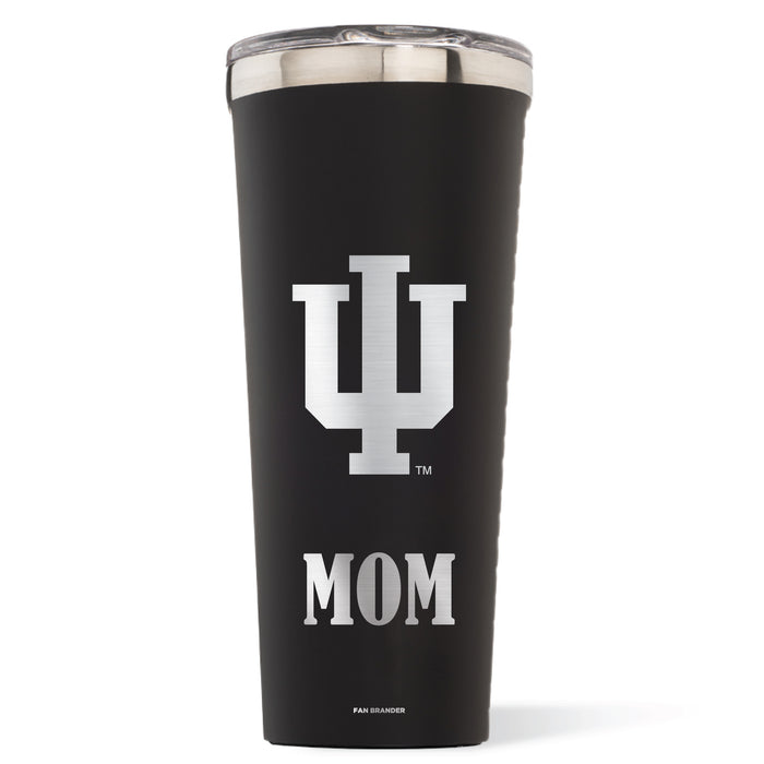 Triple Insulated Corkcicle Tumbler with Indiana Hoosiers Mom Primary Logo