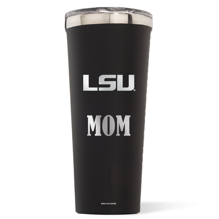 Triple Insulated Corkcicle Tumbler with LSU Tigers Mom Primary Logo