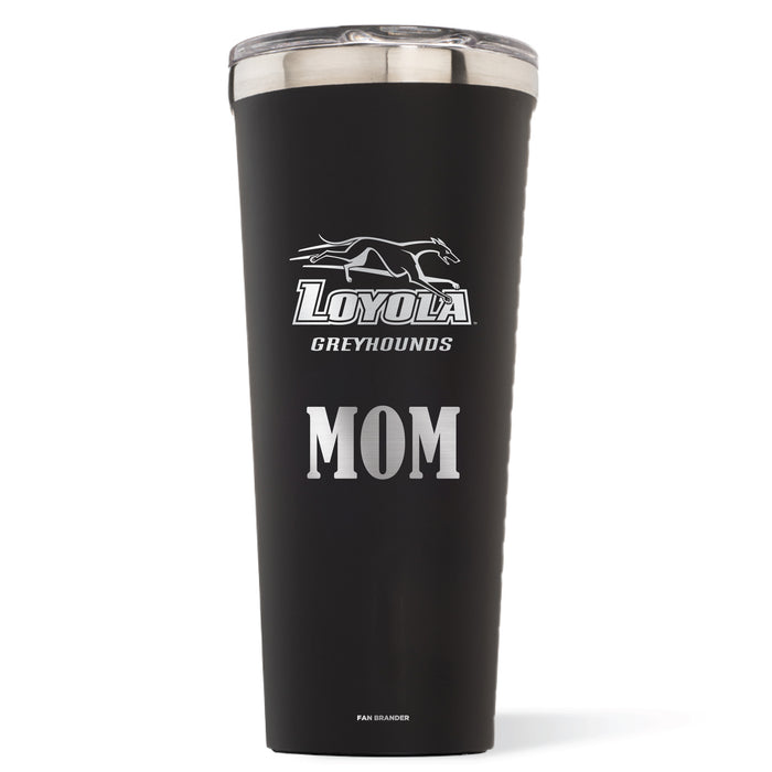 Triple Insulated Corkcicle Tumbler with Loyola Univ Of Maryland Hounds Mom Primary Logo