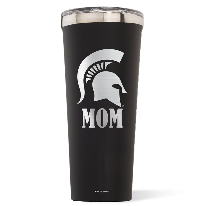 Triple Insulated Corkcicle Tumbler with Michigan State Spartans Mom Primary Logo