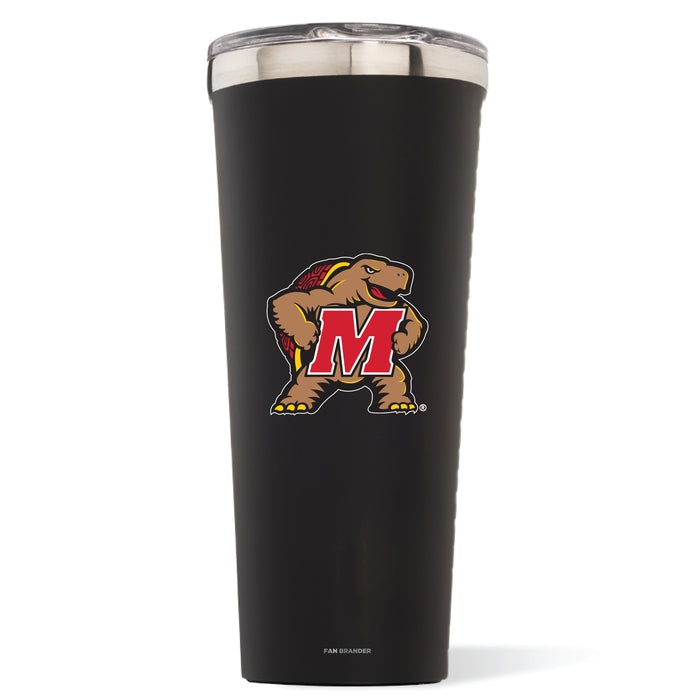 Triple Insulated Corkcicle Tumbler with Maryland Terrapins Secondary Logo