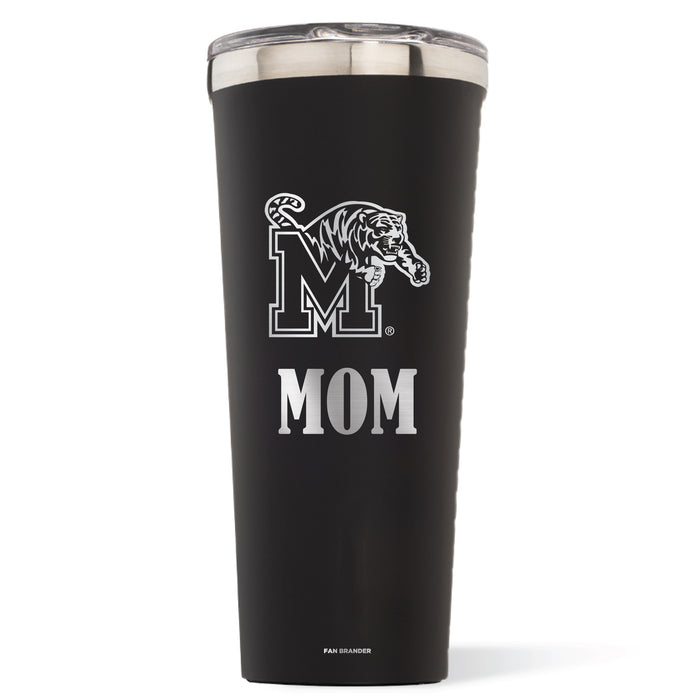 Triple Insulated Corkcicle Tumbler with Memphis Tigers Mom Primary Logo