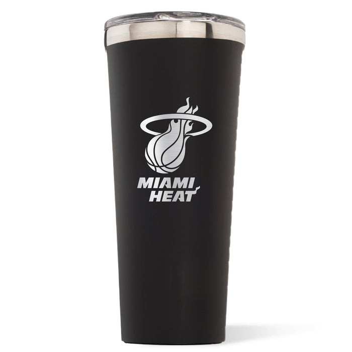 Triple Insulated Corkcicle Tumbler with Miami Heat Primary Logo