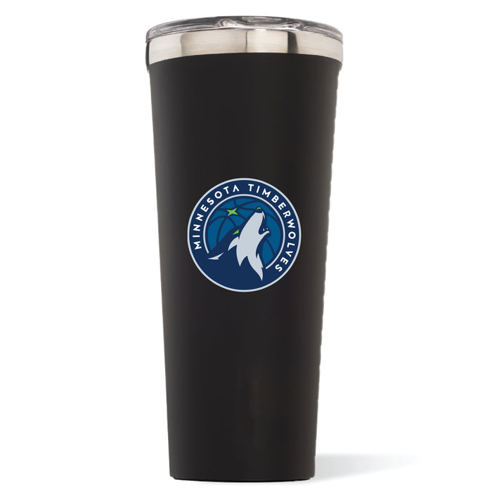 Triple Insulated Corkcicle Tumbler with Minnesota Timberwolves Primary Logo